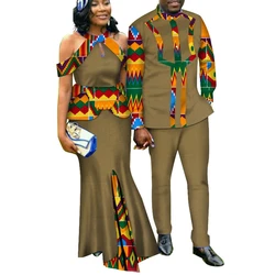 WYQ188 Новый дизайн комплект из двух предметов одежда для пары мужской костюм плюс женское вечернее платье Макси