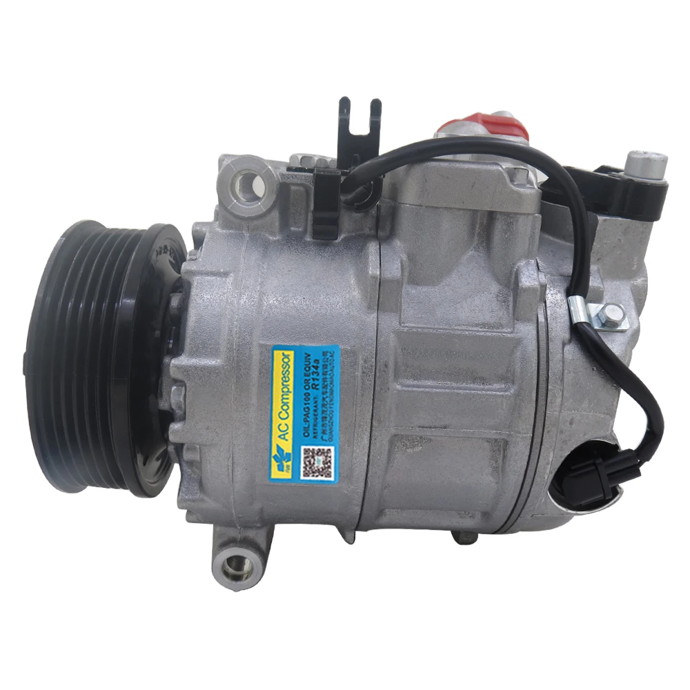 Auto AC Compressor for VW Volkswagen Transporter T5 Multivan Amarok 7E0820803 7E0820803F 447150-1520 4471501522 4471502613