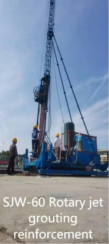 SJW-60 without the removal of drill rod Trailer Mounted  drill rig reduce labor costs Borehole drilling rig