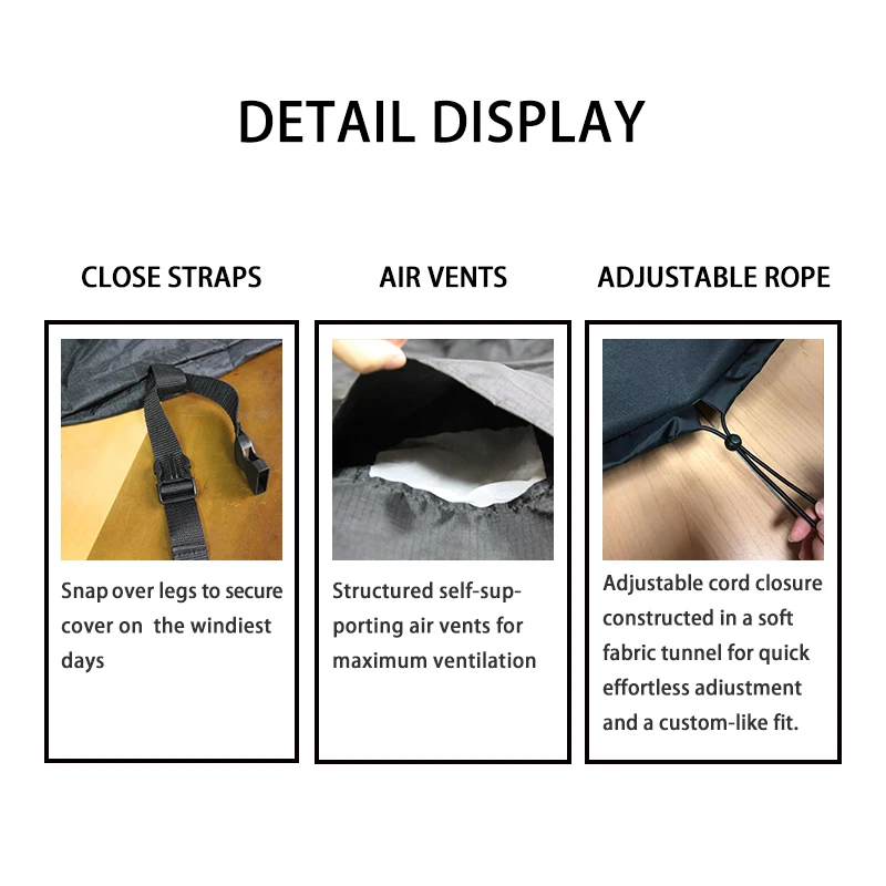 
New design high quality mixed color TPU table&chair set cover outdoor furniture cover 