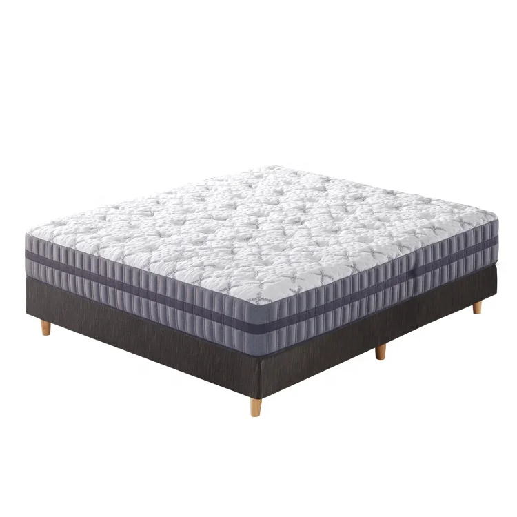 Mattress Sleep Matress Knitted Fabric Bed Memory Foam 33cm King Size Hard Foam High Density Foam Bedroom Mattresses In Box