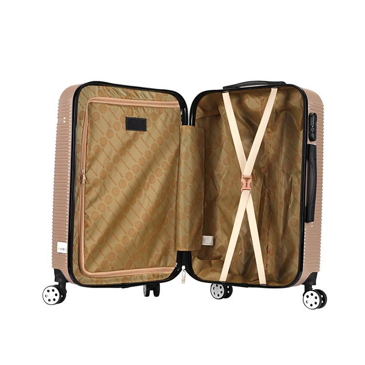Zipper Abs+pc Hard Luggage Suitcase Trolley Luggage