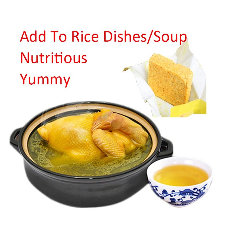 HALAL Nutritious / Natural OEM Private Label Chicken Stock Cube Bouillon For African Food