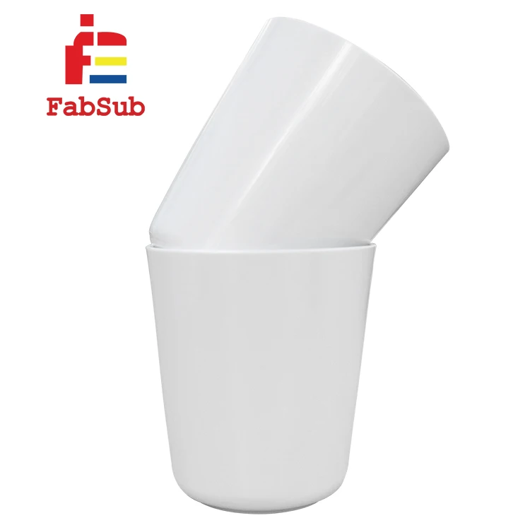 8 oz sublimation blanks polymer cups 3d custom sublimation 8oz Cone Shape Mug Kid Sublimation Cup