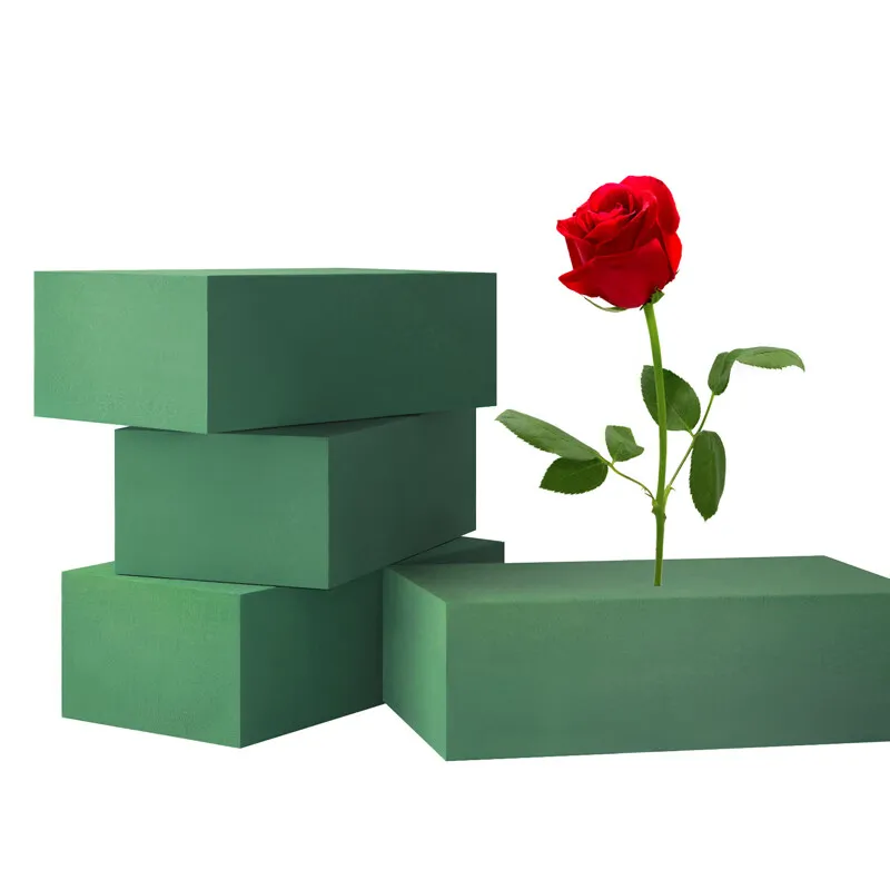 Wholesale oasis floral foam mud easy to absorb wet floral foam bricks Wedding Florist flower arrangement Fixing