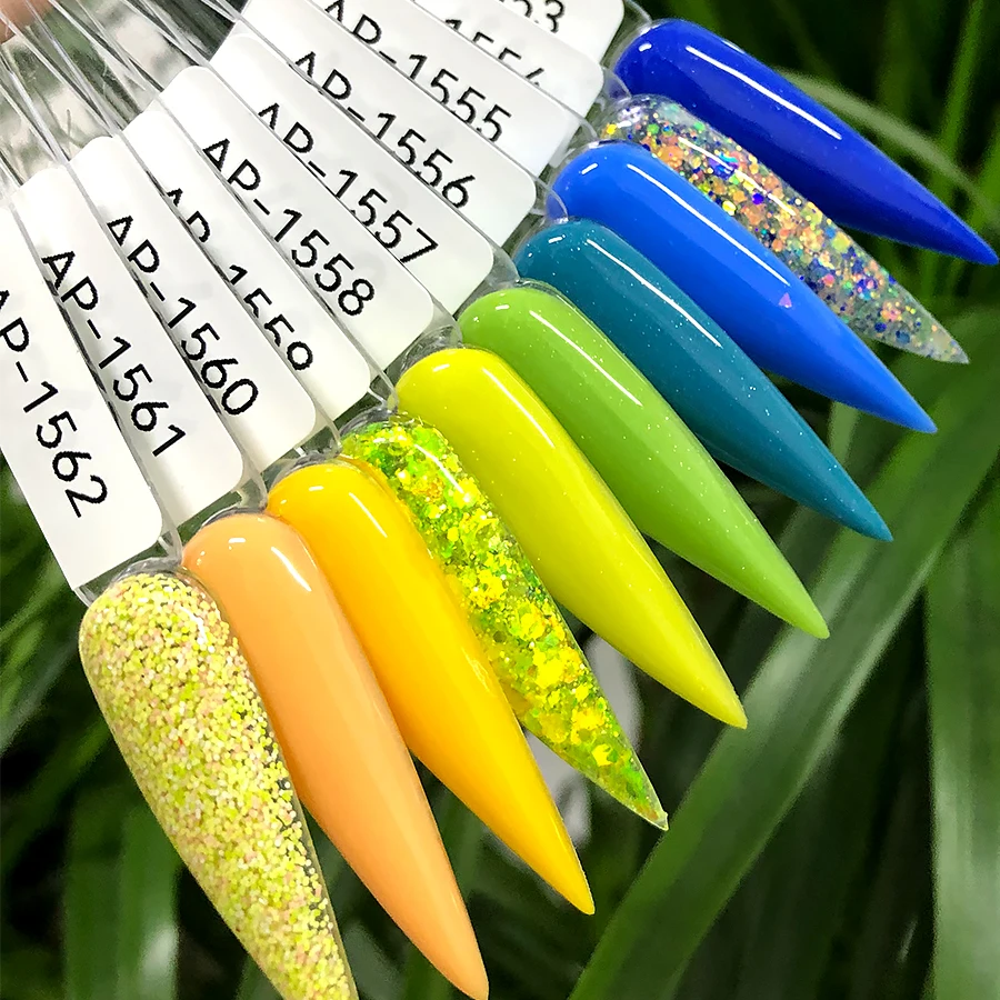 Wholesale Acrylic Powder Custom Private Label 16 oz Acrylic Summer Color Nail Salon Acrylic Dipping 2 In 1 Powder