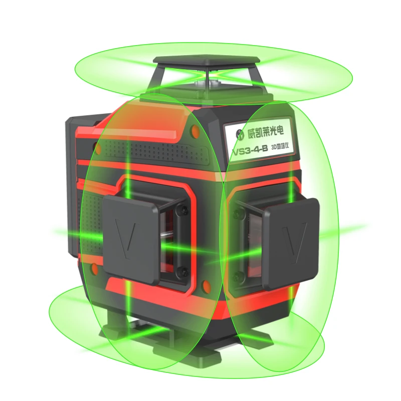 
Selling 16 line 4D green light 360 degree multi machine automatic self leveling laser line level 