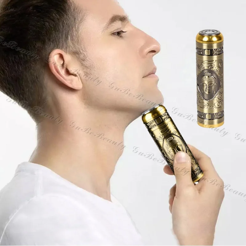 Gubebeauty gold set professional trimmer stainless blades rechargeable trimmer cordless hair trimmer for men with FCC