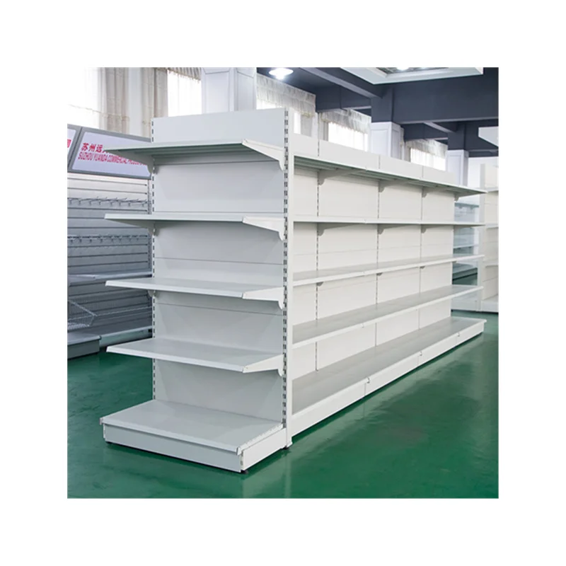 Customized Market Display Shelves Standard Metal Gondola Shelf