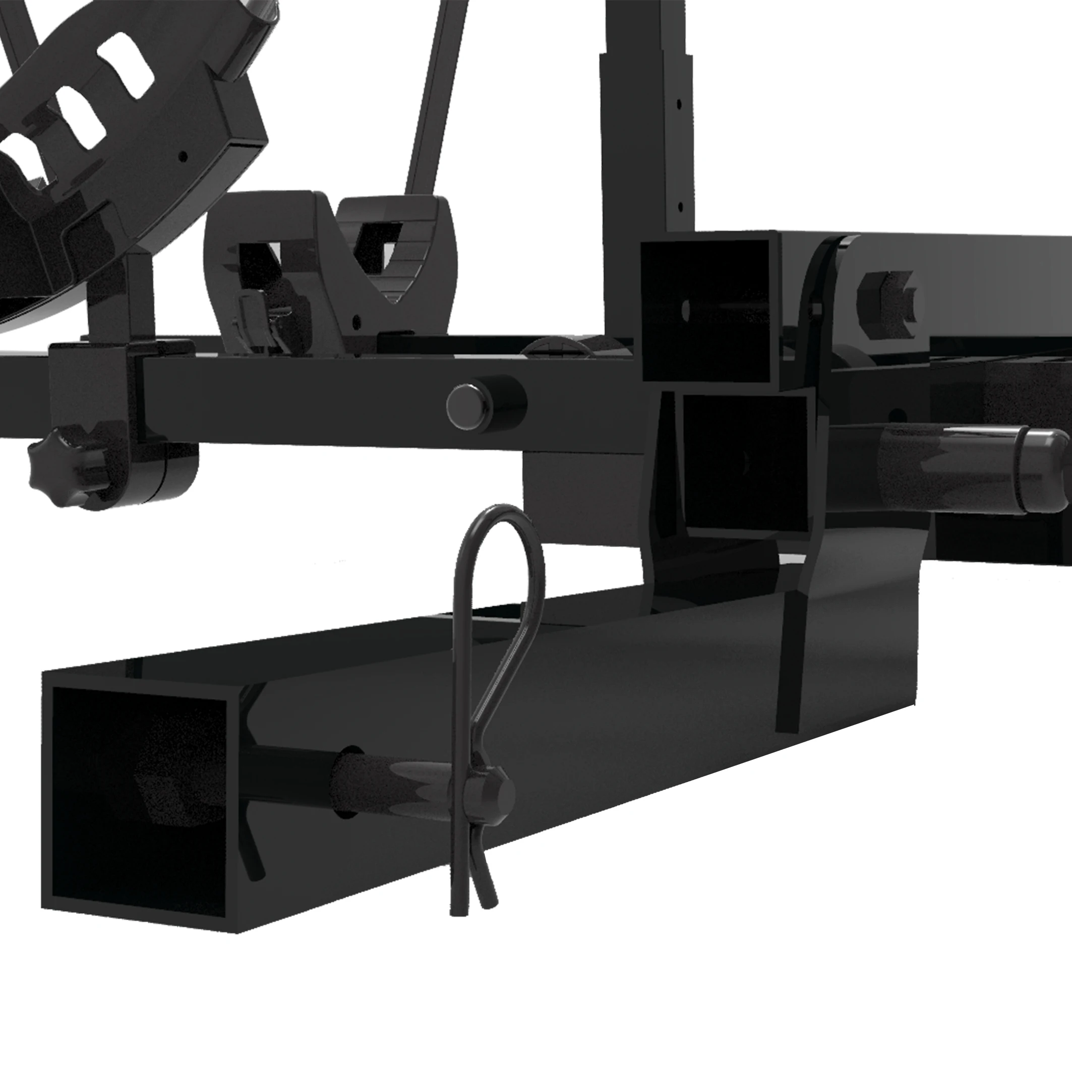 Hitch Bike Rack for 2 Bikes Hitch Bike Carrier Hitch Bicycle Rack Black USA Steel Trailer Parts Powder Material Origin