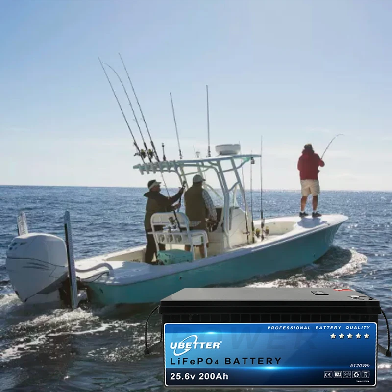 Outdoor Solar Energy Storage System 25.6v 200ah  Cycle Electric   Refrigerator Truck lithium li ion  phosphate yacht battery