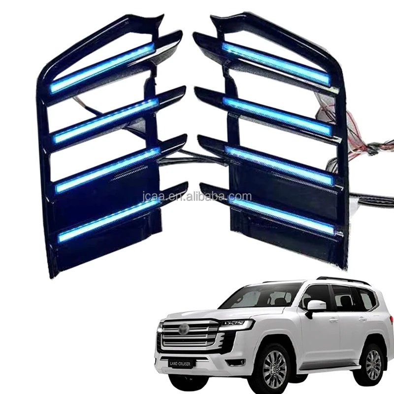hot sell  New arrival LC300 DRL LED Daytime Running Lamp For Toyota Land Cruiser 2022 ZX VX-R LED Turn Signal Driving Light