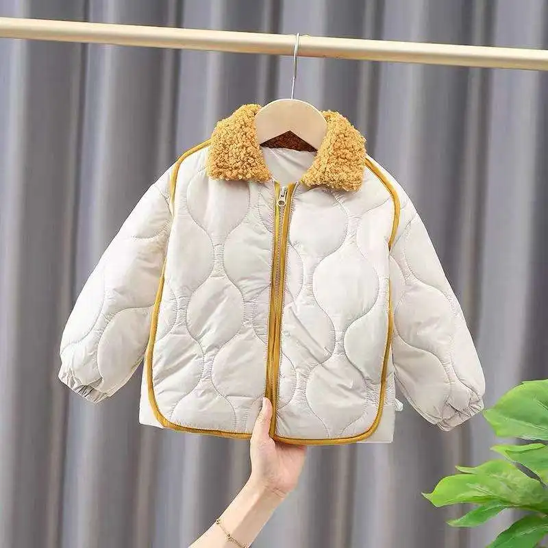Girls Winter Warm Coats Kids Clothes Thick Parka Children Clothing Cotton Padded Jacket Hooded Plus velvet Outerwear 4-13 Yrs