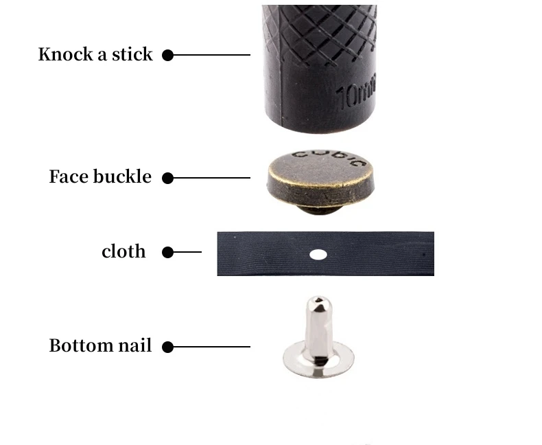 Wholesale Custom Logo Metal Jeans Rivet Button Rivets Decoration Spike Rivet For Clothing