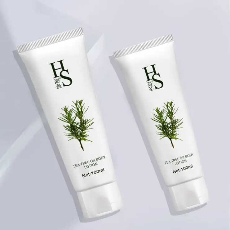 wholesale best private label herbal tea tree extract body lotion for sensitive skin oem/odm