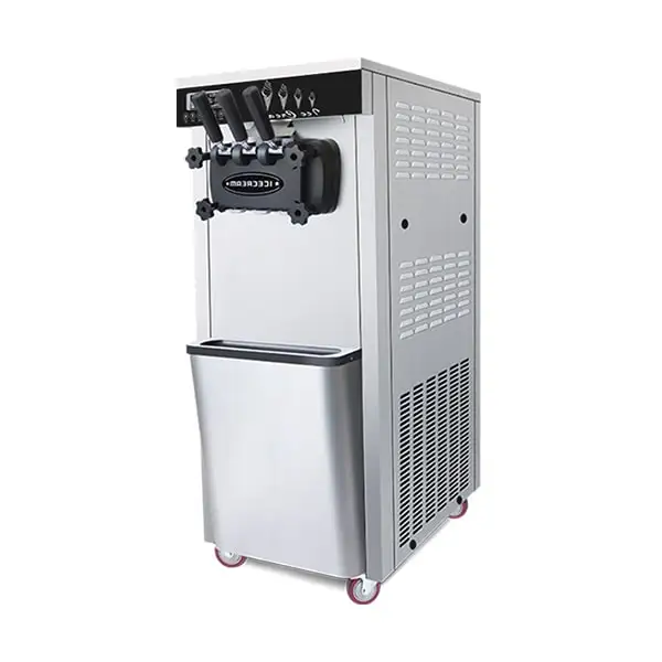 MK-618DB floor standing with air pump air adjustable function soft ice cream machine