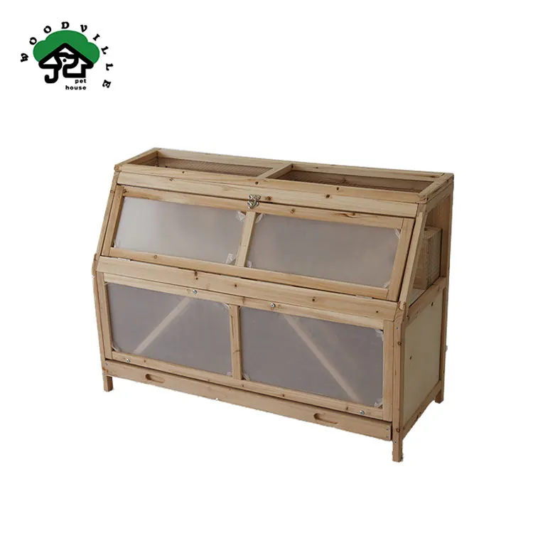 Manufacture China High-quality Large Jaula De Hamster Grande Wooden Small Animal Hamster Cage