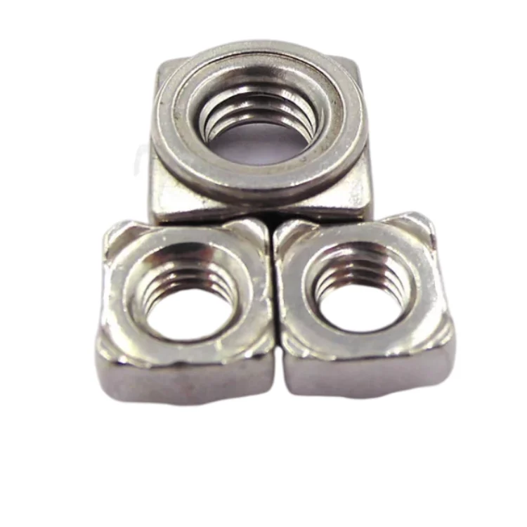 Factory direct sales Stainless Steel Hexagon Round Hex Thin Square Weld Nut