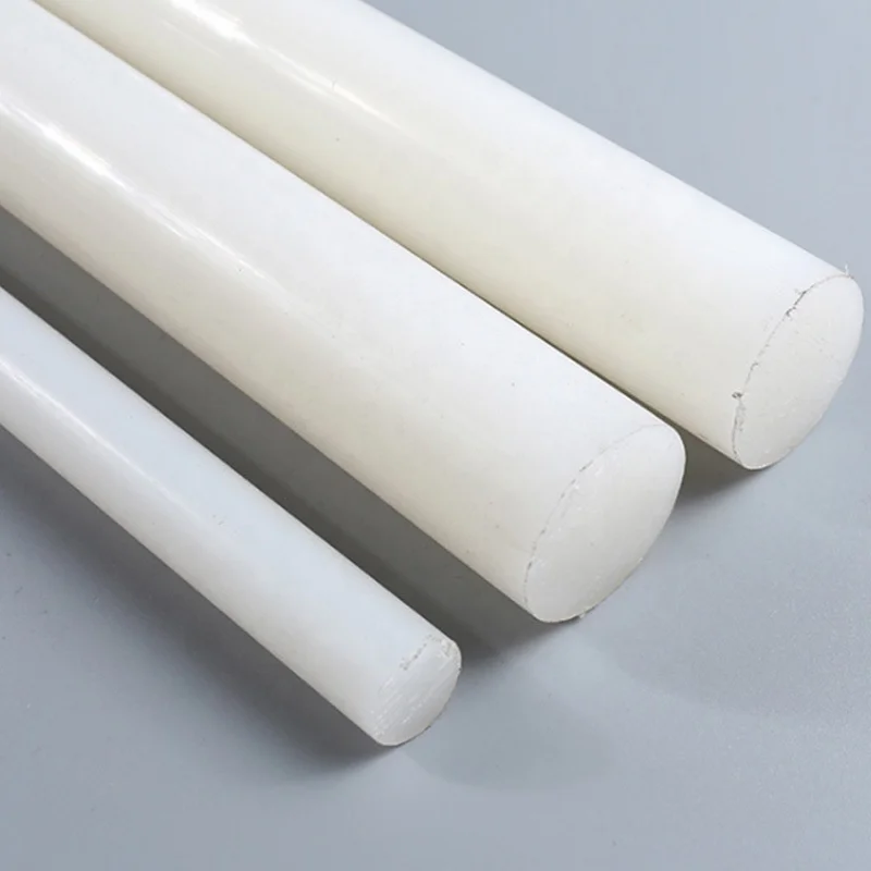 White 100% virgin PVDF rod high strength PVDF bar hard PVDF plastic sheet manufacturer