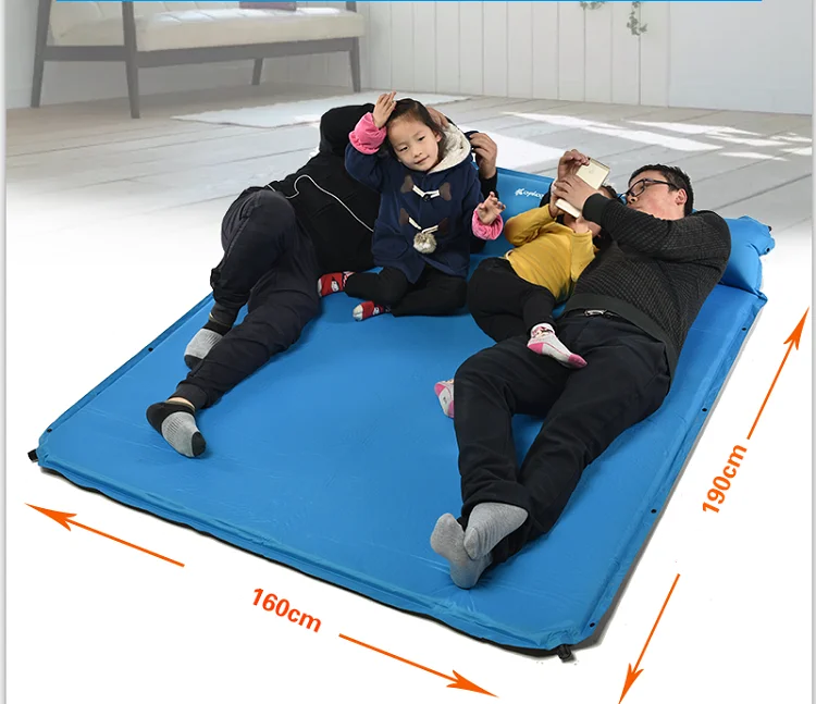 outdoor camping thickened sleeping pad air sponge bed Self-inflating folding mattress for glamping tent