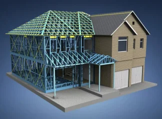 Steel House Frame Machine Metal stud Framing Roll Forming Machine for LGS construction