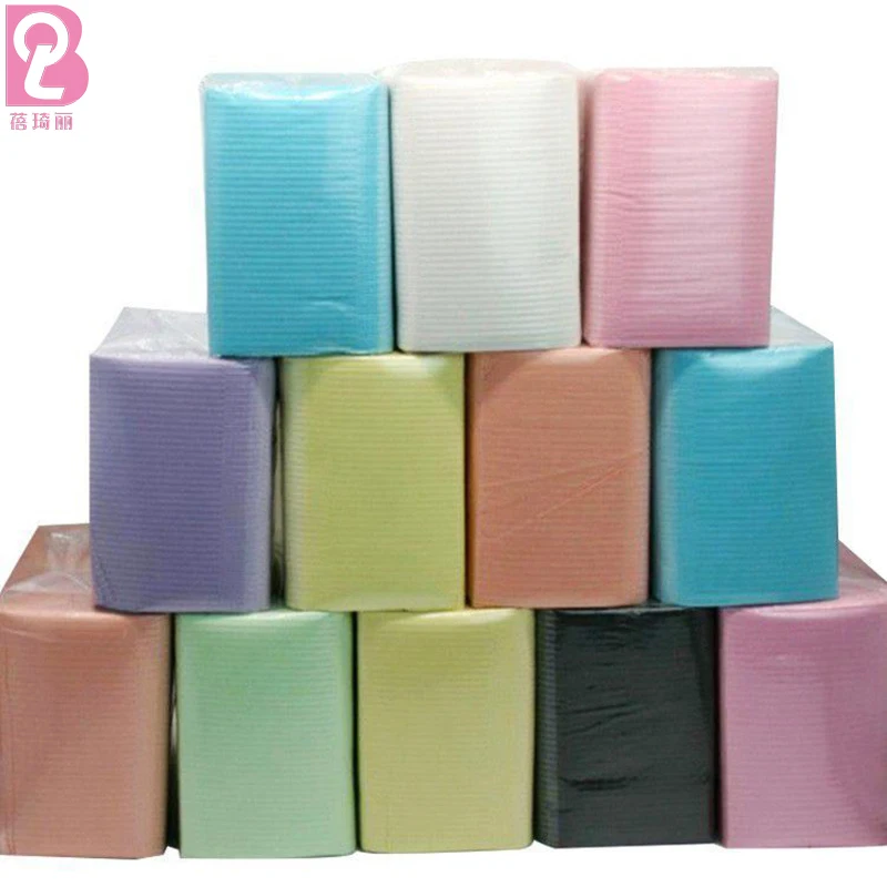 Beiqili 3 Ply Waterproof Lash Bib Sheet  Dentist Medical Eyelash Extension Tray Pads Nail Workbench Worktop Table Cover Supplies