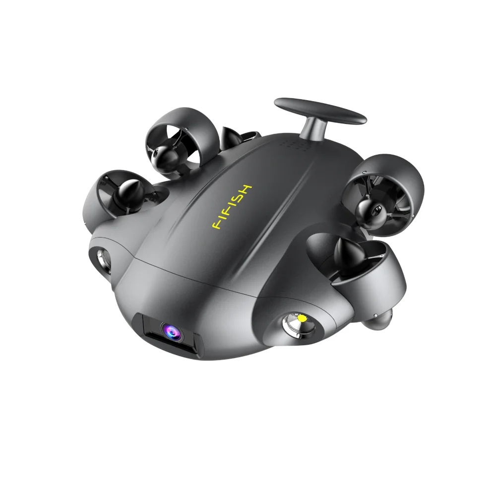 Camoro Mini Rov Submarine Diving Underwater Drone VR Underwater Robot with 4K Camera 14400mah 6000 Lumen for Inspection Rescue