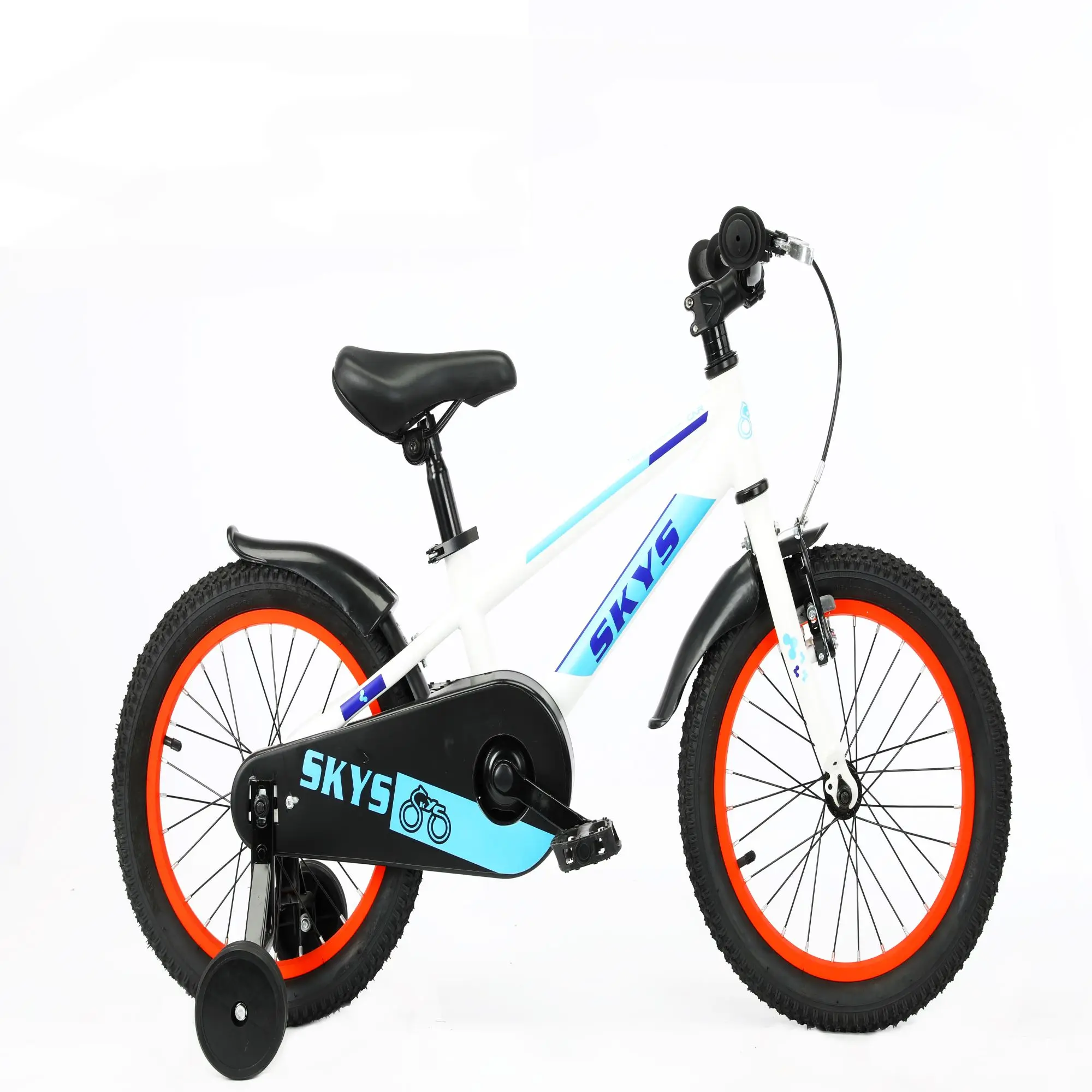 Factory Wholesale 12/16/20 Inch Kids Bike Cheap Steel Frame Single speed with Training wheels 4-10 Years Kids By cycle