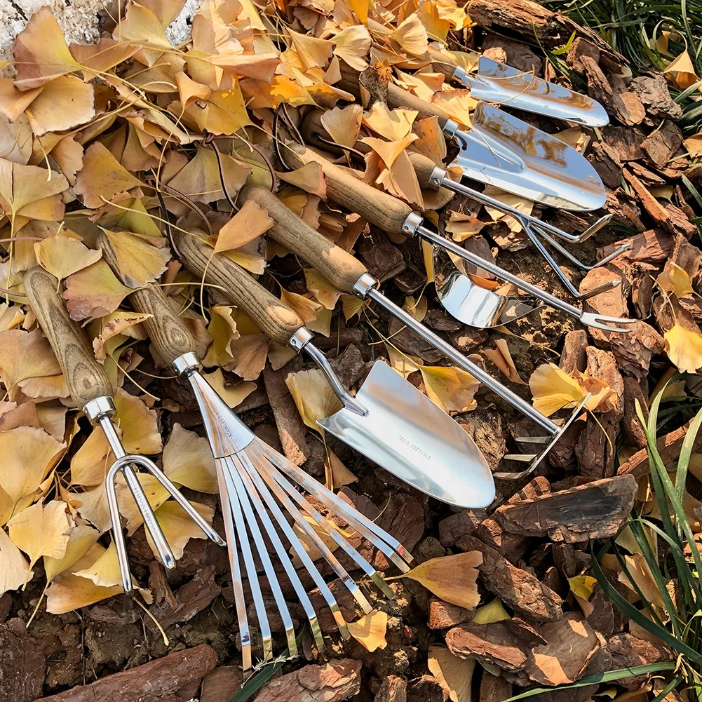 one99 quality garden hand tool 8 piece stainless steel garden tools gift set wholesale floral gardening hand tools kit for women