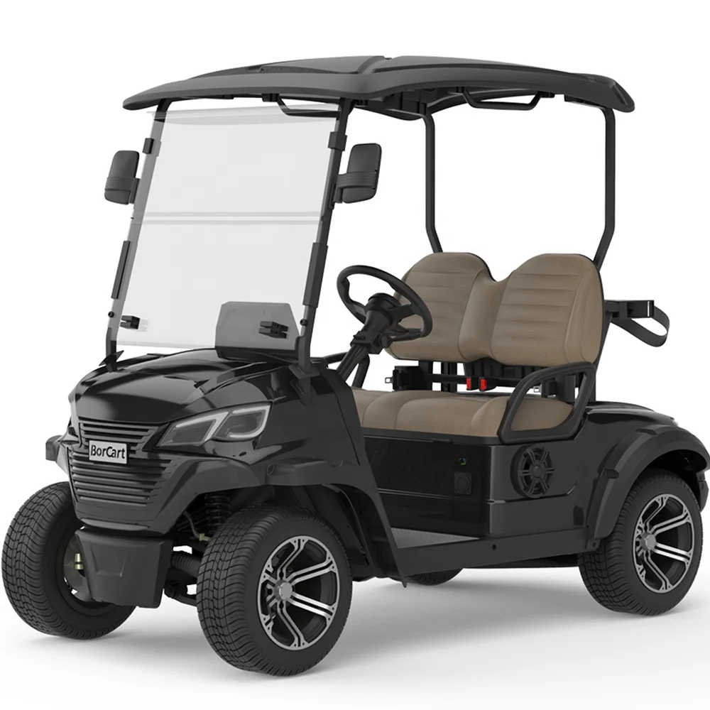 Competitive Price 2 Seat Electric Club Car Manufacturer Tourist Sightseeing Electric Golf Cart Full Size
