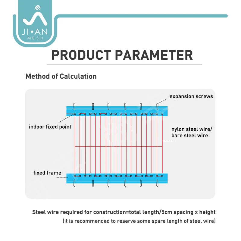 PVC coated nylon 304/316 stainless steel wire rope protective cable high strength low relaxation 2.5/3/4mm 12+1 for balcony
