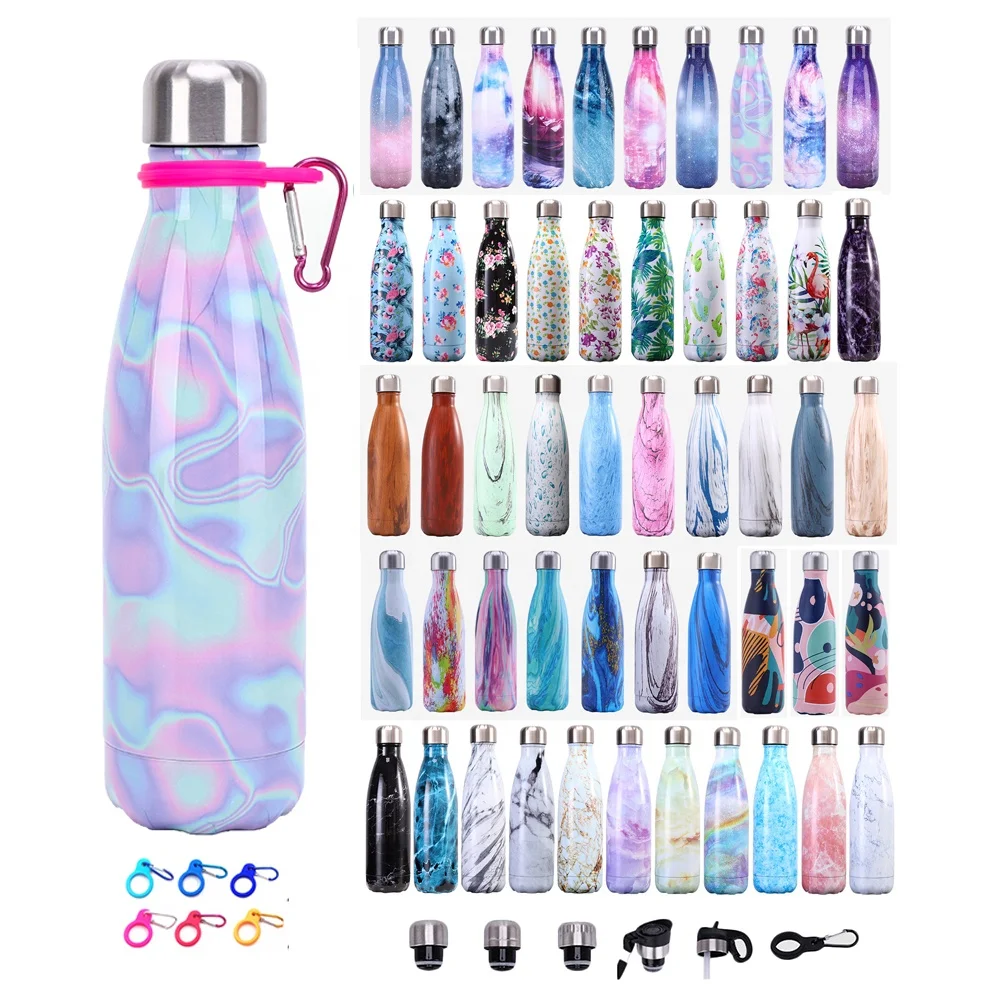 Beauchy 17OZ 32oz Изолированные вакуумные фляжки из нержавеющей стали Спортивная бутылка для воды в форме колы спорта тренажерном зале