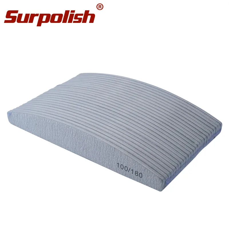 High Quality 25PCS/Shrink 100/100 100/180 Sandpaper Emery Diamond Nail Files Supplies For Sanding