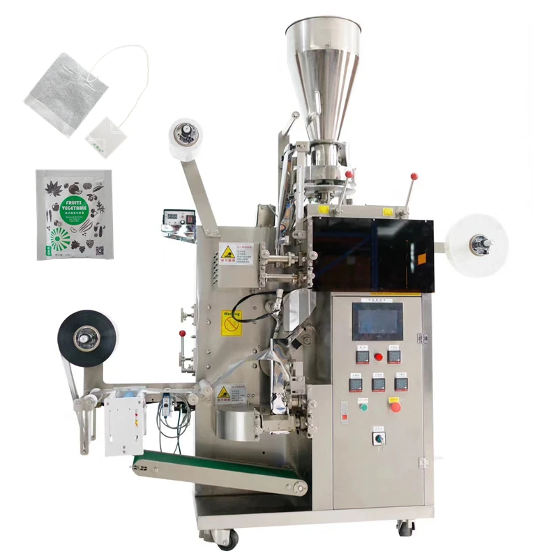 In Stock Multiple Coffee Powder Teabag Dip Herb Tea Bag Envelope Packing Packaging Machine with Thread and Label