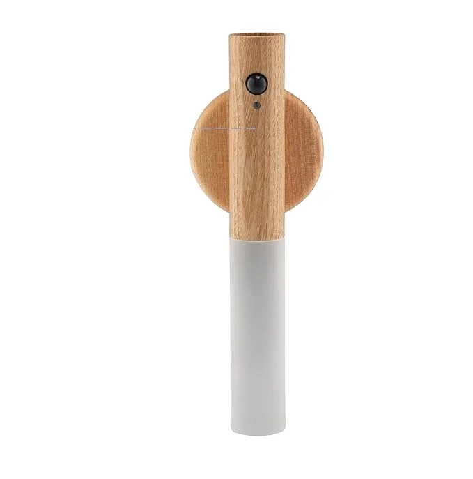 Modern Indoor Wireless LED Wall Lamp USB Rechargeable Cordless Bedside Bedroom Light with Motion Sensor