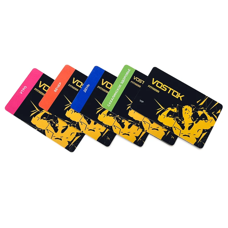 Customized QR code nfc chip gift card pvc business card for sport club membership card