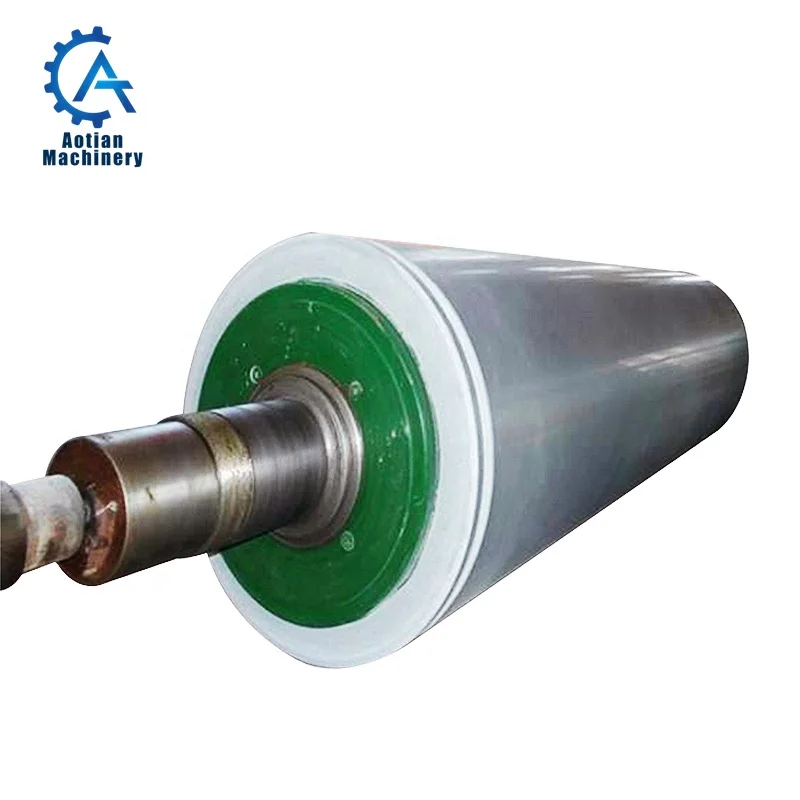 Paper Making Machine Rollers Parts Rubber Material Diameter 1500mm Imitate Stone Roll