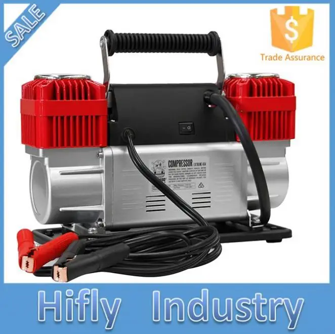 300L Double Cylinders 200PSI Tire inflator Heavy Duty Air Compressor for Car Truck SUV ATV & Bus