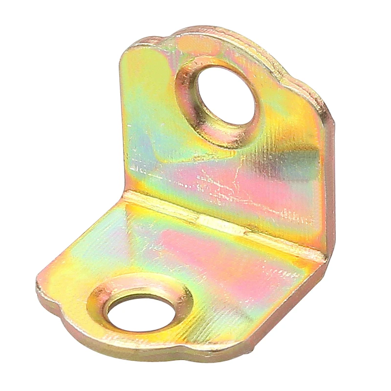 Iron Steel L-Shaped Triangle Bracket 90 Degree Right Angle Plus Fixed Angle Furniture Connector for Corner Code Iron Hardware