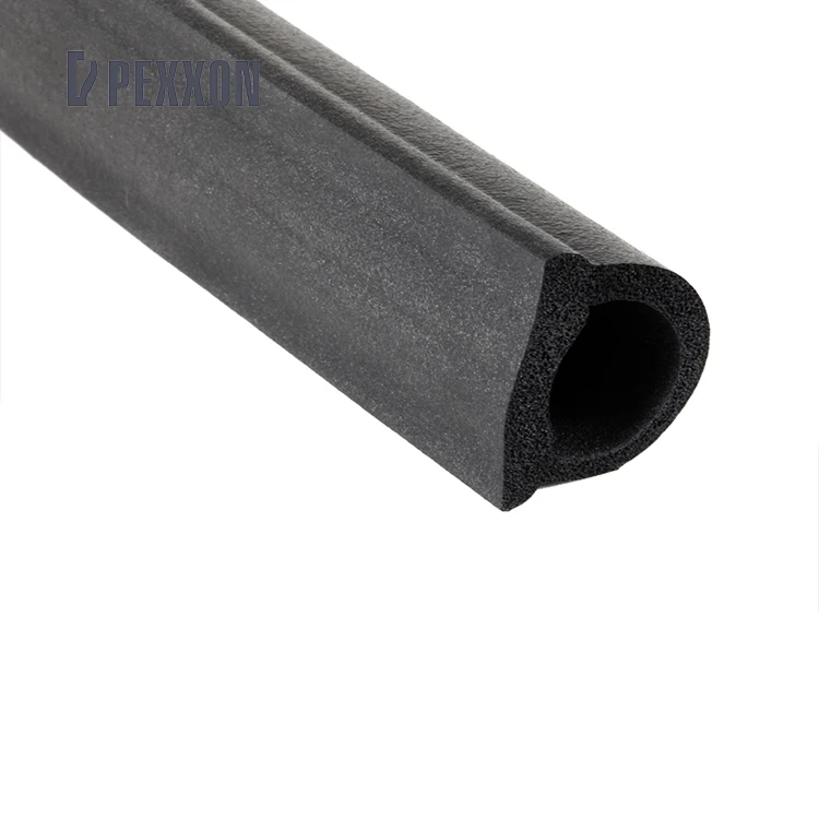 customized epdm foamed  Close Cell Adhesive Tape waterproof Rubber sponge hose extruded soft foam sponge round rubber strip