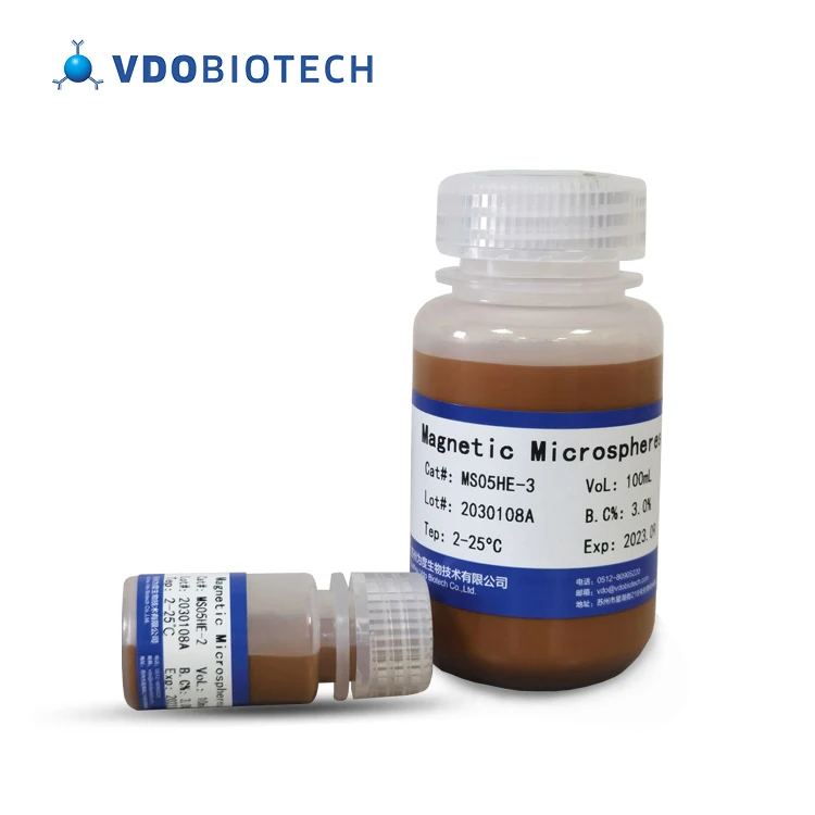 Магнитные шарики, магнитные микросферы, наборы для извлечения нуклеиновой кислоты, изоляция РНК, ДНК-Очистка