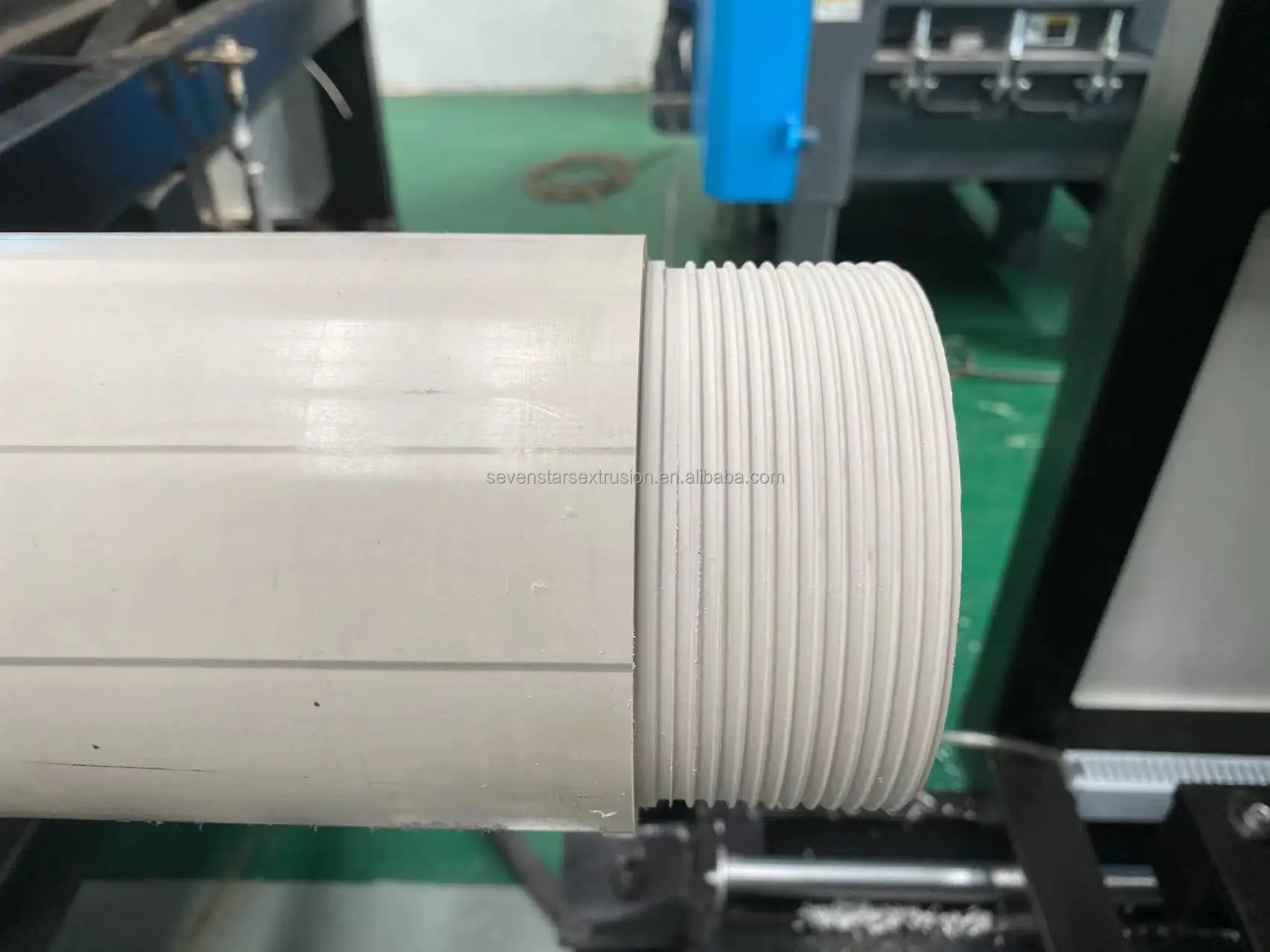 Plastic PVC Drill Pipe Threading Machine