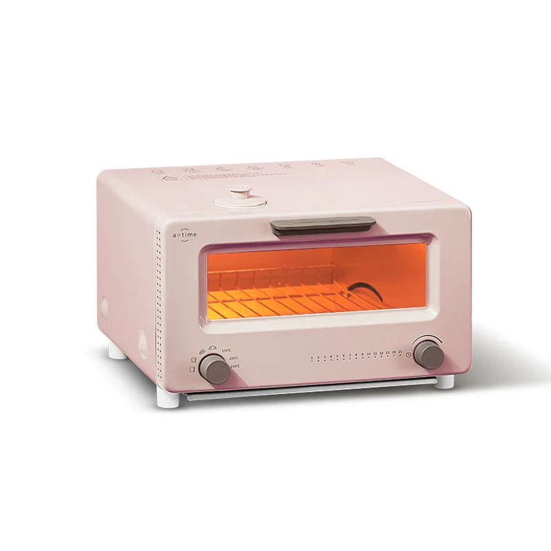Multifunctional Household Mini Oven 10L Mini Microwave Oven Pink Mini Oven Electric For Kitchen