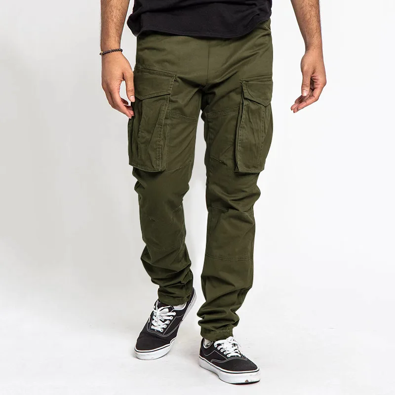 Fengway Custom Spring Sport Casual Track Pants Plus Size Men Pants Pockets Cargo Jogging Pants For Men