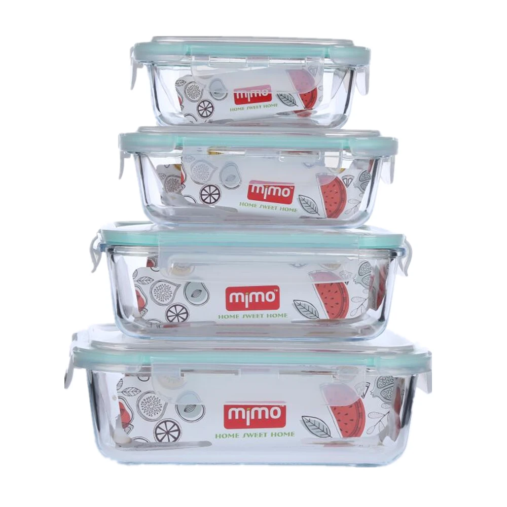 Cheapest Borosilicate Glass Food Container Storage Set