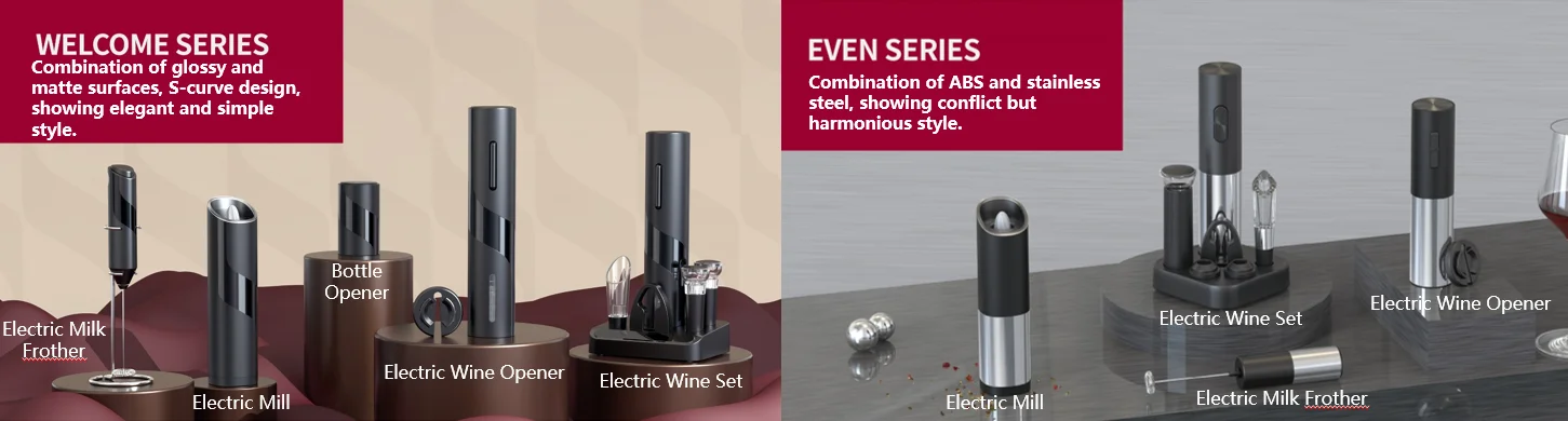 New Arrival Auto Battery Operation Kitchen Supplies Electric Red Wine Accessories Corkscrew Bottles Opener Gift