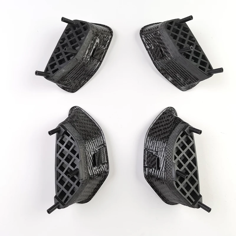 Carbon Fiber Fender Side Vents Trim For Chevrolet Corvette C6 ZR1 2009-2013 Car Exterior Accessories Glossy Matt Finish