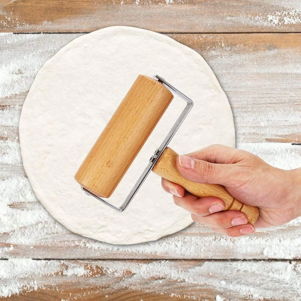 Rolling Pin for Pizza Dough Cookie Dumpling Small Baking Roller Wooden Toys & Pastry Multi-functional Non-stick Wooden Wood