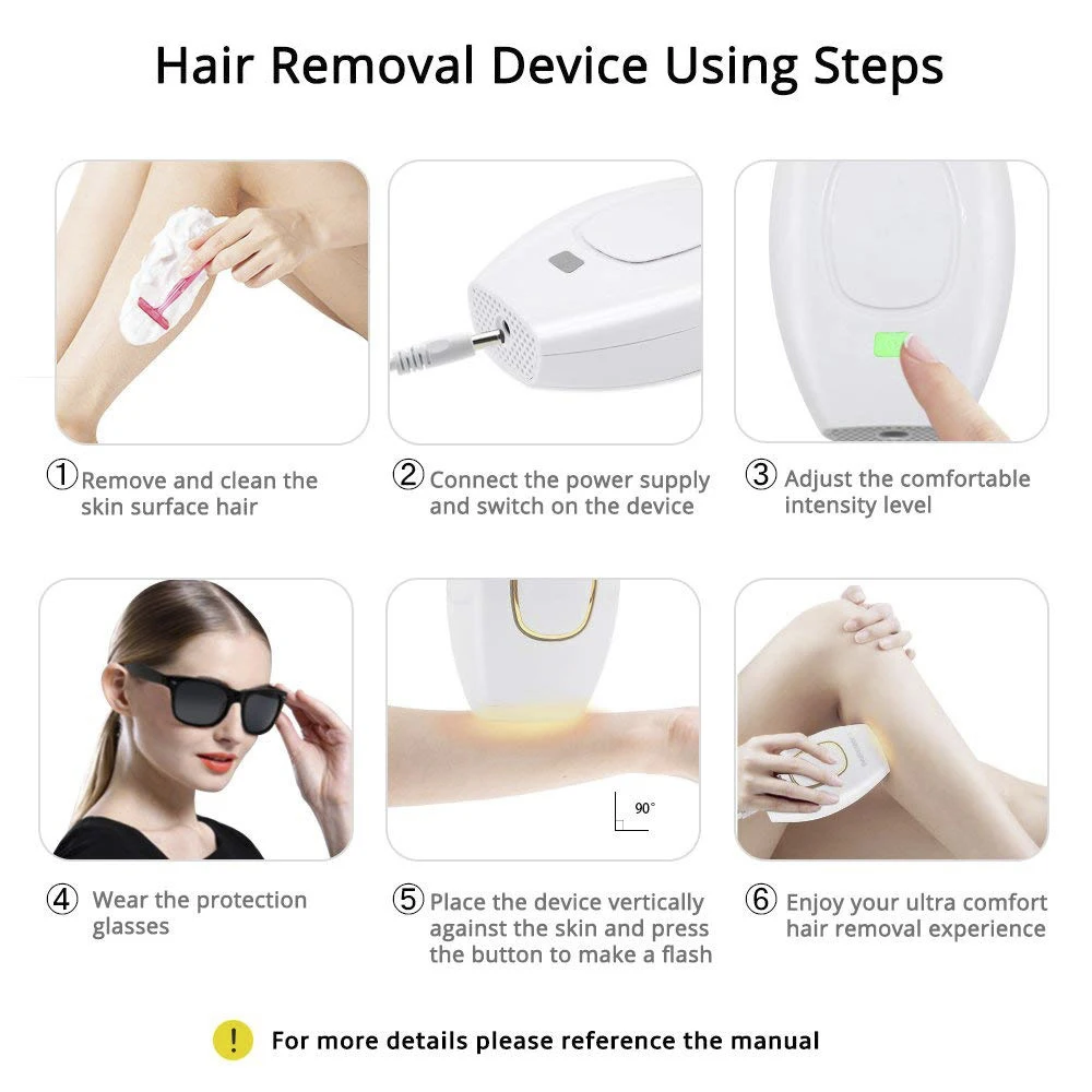 
New Design Ipl Laser Hair Removal Lady Use Personal Ipl Portable Hair Removal 