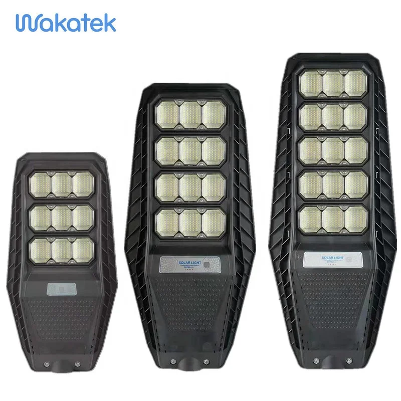 Wakatek Ip65 66 на открытом воздухе все в одном уличный фонарь солнечных батареях 100w встраиваемый светодиодный светильник
